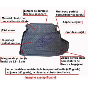 Tavita portbagaj Premium - Skoda Octavia 2 break / Scout 2005-2013