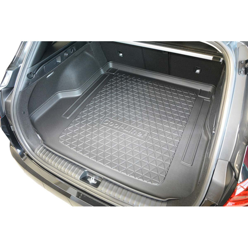 OMAC Vassoio Portabagagli In Gomma TPE Per Kia Ceed III SW Kombi 2018-2023 - Nero, Specifico Per Modello
