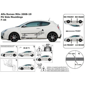 Bandouri laterale Alfa Romeo Mito (F44)