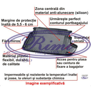 Tavita portbagaj Clasica - Fiat Idea 2004-2012