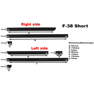 Bandouri laterale VW Transporter T5 scurt (F38K)