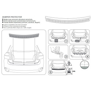 Protectie prag incarcare portbagaj Rider - Nissan Qashqai I +2 (J10), 2008-2013