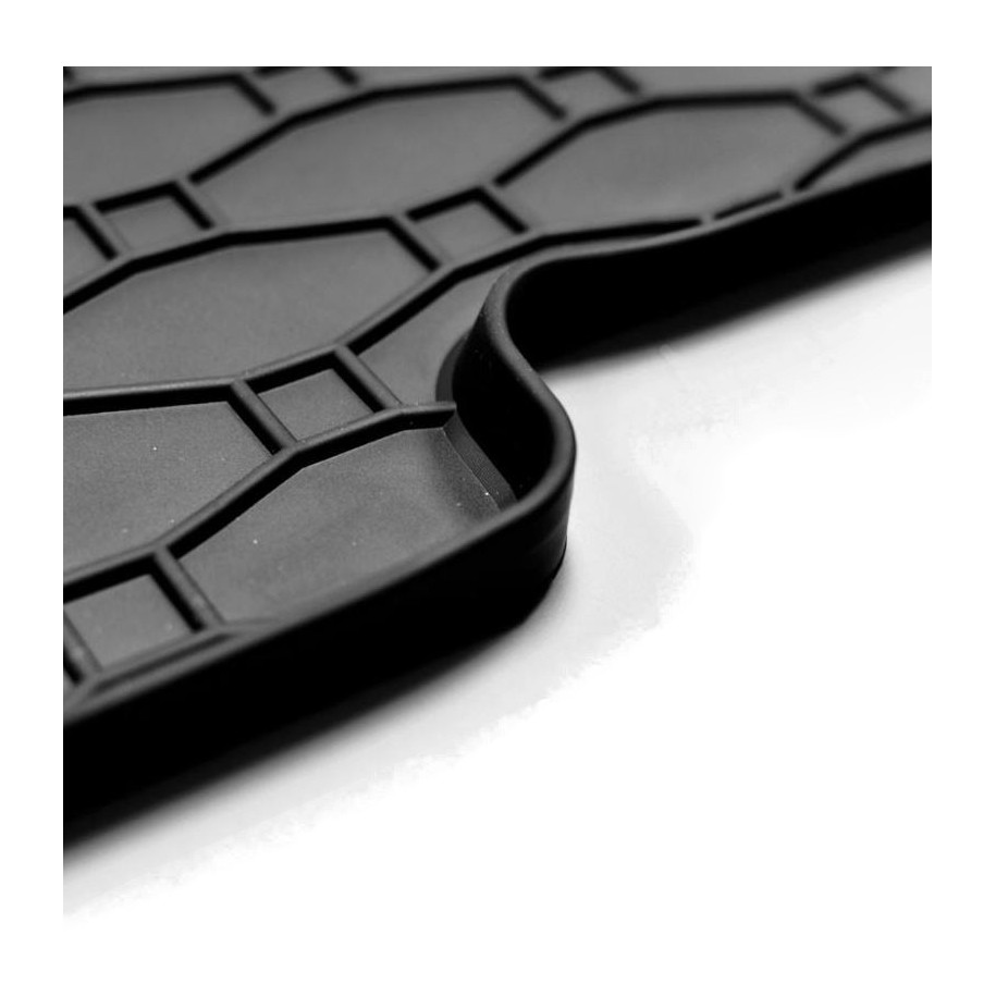 Accessoire Peugeot 3008 Plaques Seuil Porte Peugeot 3008 2017-2023 - Protection Anti-rayures - Style Carbone Protection Intérieur Voiture