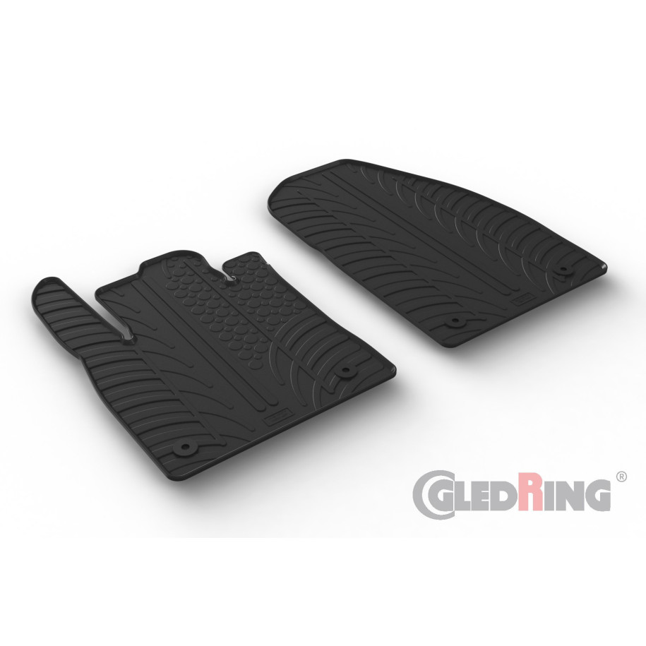 Covorase cauciuc Ford Tourneo Courier II 2024-prezent, doar locurile din fata (Gledring)