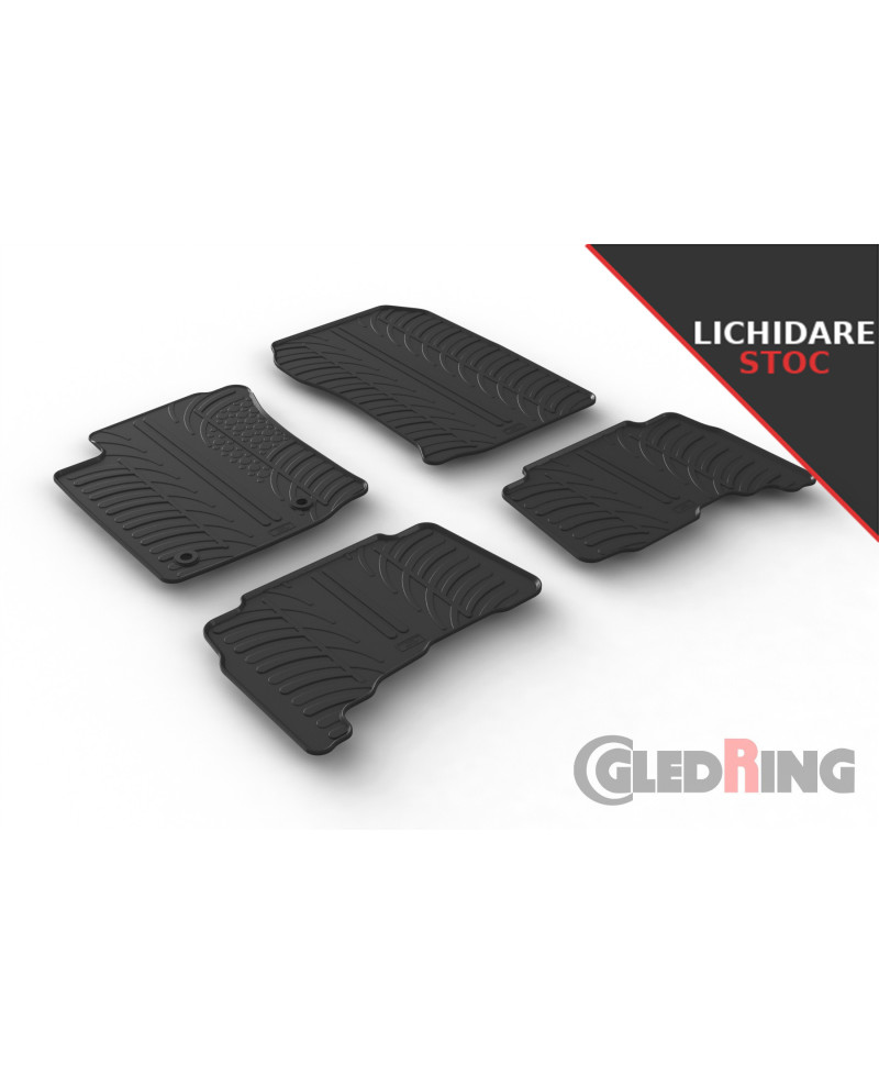 Covorase cauciuc Toyota Land Cruiser 150 Facelift dupa 2013 (Gledring)