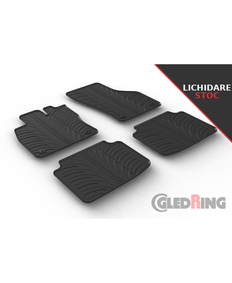 Covorase cauciuc Skoda Superb III (Gledring)