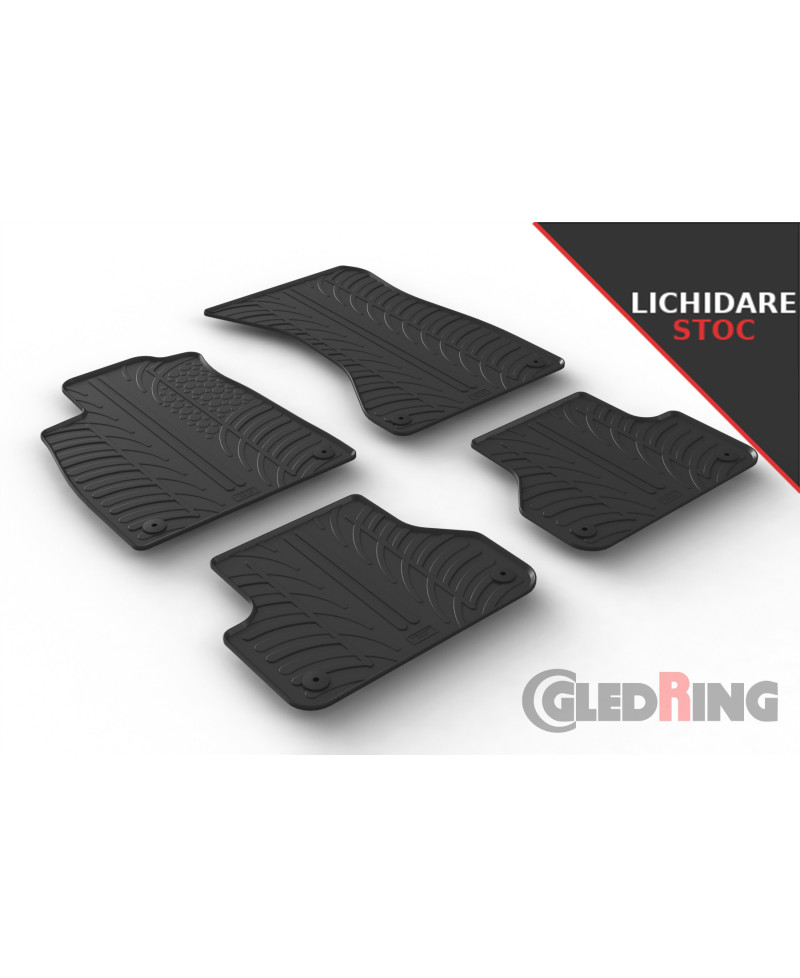 Covorase cauciuc Audi A4 B9 (Gledring)