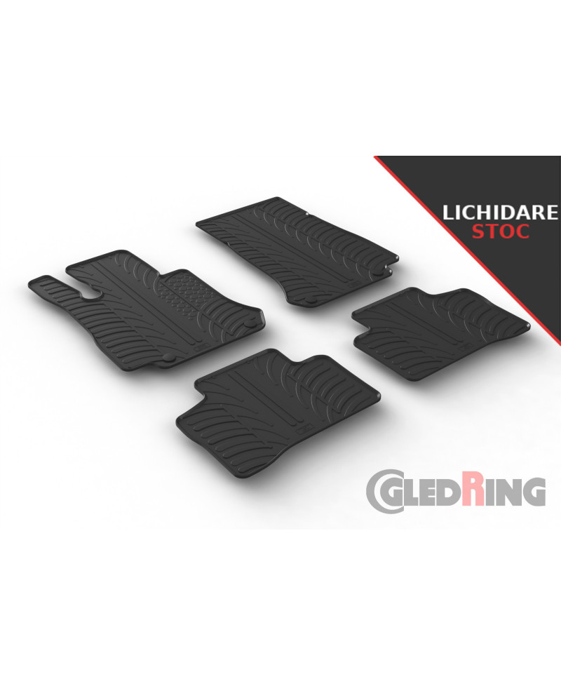 Covorase cauciuc Mercedes GLC X253 (Gledring)
