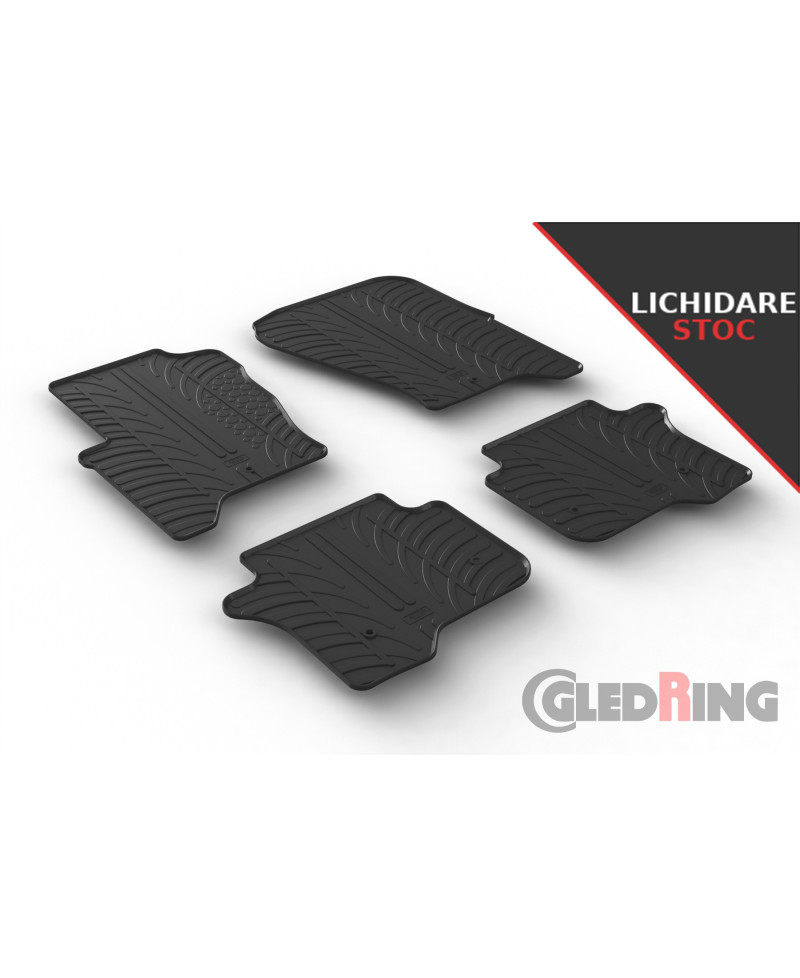 Covorase cauciuc Land Rover Discovery 4 (Gledring)
