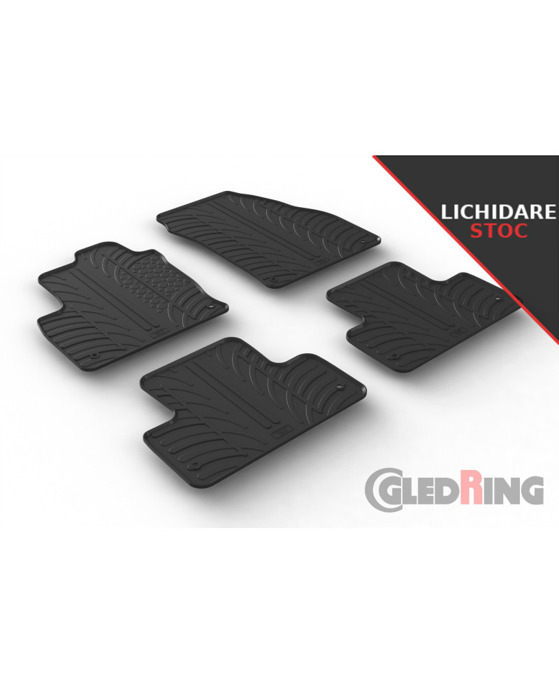 Covorase cauciuc Range Rover Evoque I (Gledring)