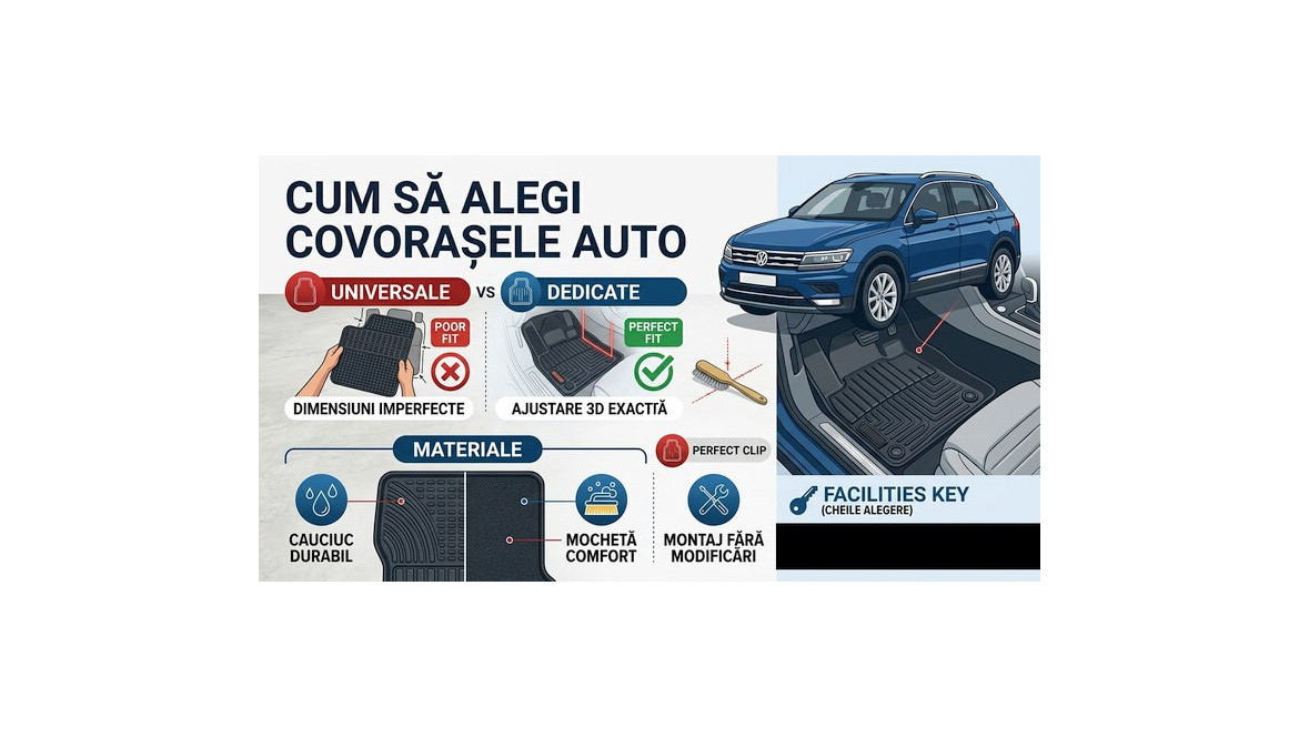 Cum să alegi covorașele auto potrivite pentru mașina ta?